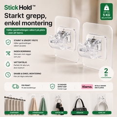 StickHold™ - Starkt grepp, enkel montering