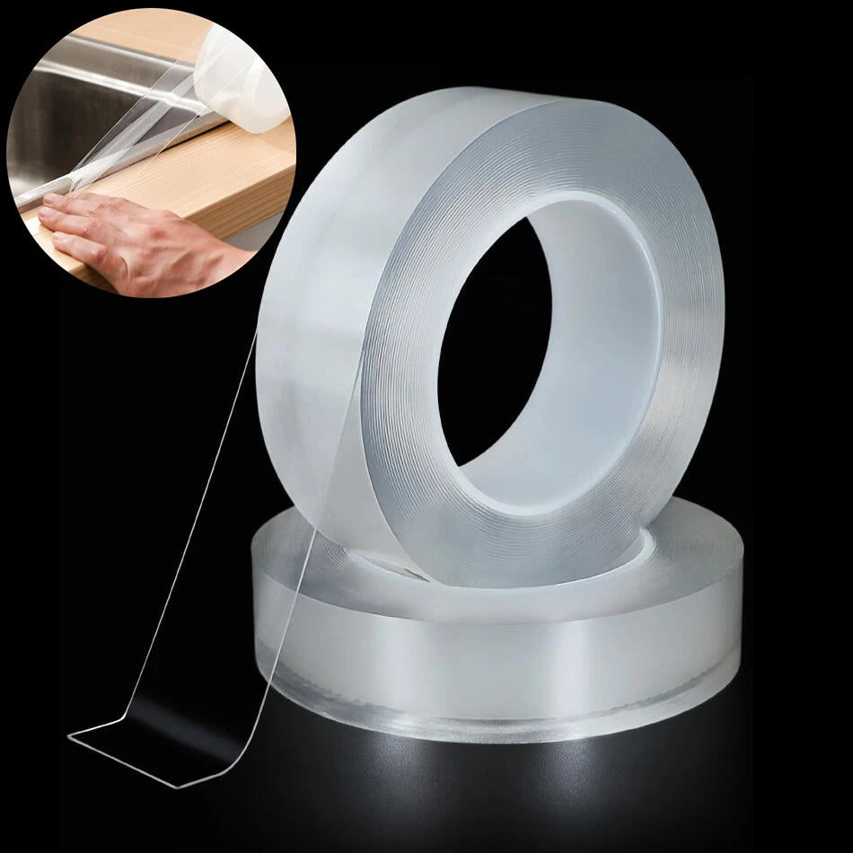 Kitchen Waterproof Tape Anti-Mildew Transparent No Trace Acrylic Kitchen Sink Bathroom Welt Strong Self-Adhesive Tape 1PCS
