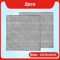20/2Pcs Steel Wire Cleaning Cloth Single-Layer Double-Layer Non -Stick Oil Iron Dishrag Kitchen Pan Pot Dishes Cloths Rags