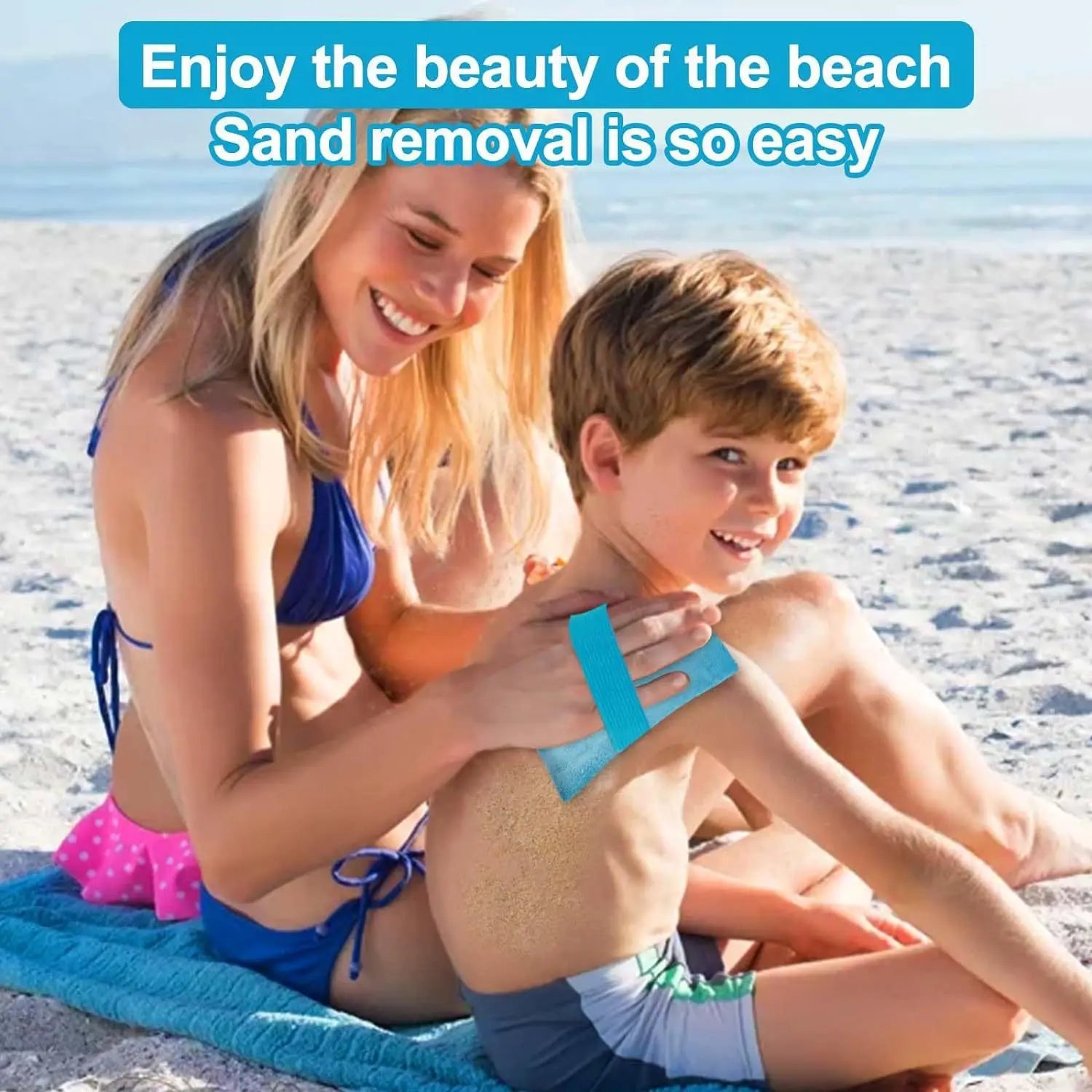 Outdoor Beach Sand Removal Bag Sand Remover for Sand Removal Beach Holiday Camping Remove Sand Dust Towel Scrubby Towel