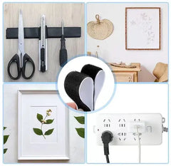 10M*2 20/25/30/50Mm Magic Tape Selfadhesive Hook and Loop Fastener Nylon Sticker Velcros Adesivo Tape Sewing Adhesivewith Glue