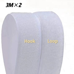 10M*2 20/25/30/50Mm Magic Tape Selfadhesive Hook and Loop Fastener Nylon Sticker Velcros Adesivo Tape Sewing Adhesivewith Glue